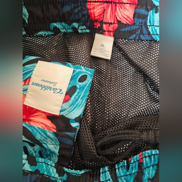 Sold. NWT. Caribbean Swimwear Mens' swim shorts. Size XL. - Picture 7 of 9